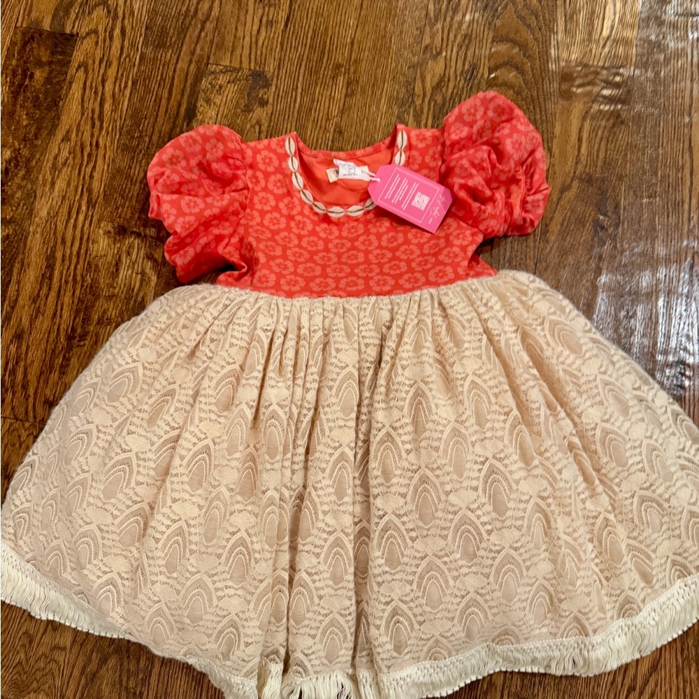 Moana Inspired Dress NWT
